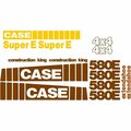Aftermarket Fits Case Construction King 580E 580 Super E Loader Backhoe Decal Set Extendahoe DECALSET580SE